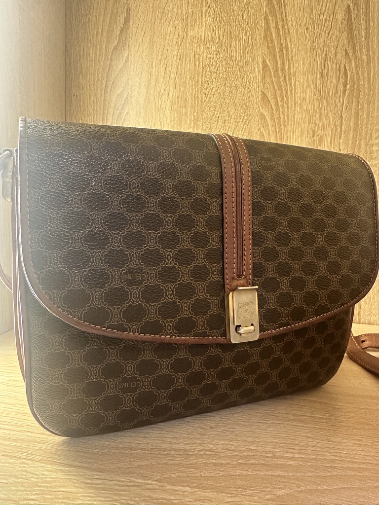 Celine Macadam Triomphe Shoulder Bag